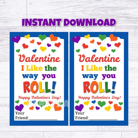 Printable Valentines Day Fruit Roll up Tags Preschool Snack - Etsy UK