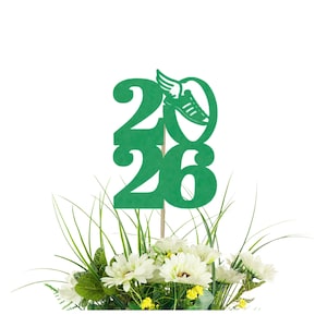 2026 Track  Centerpiece Picks - Class of 2026 Graduation Party Decor, College Graduation, Track Party, Track Team