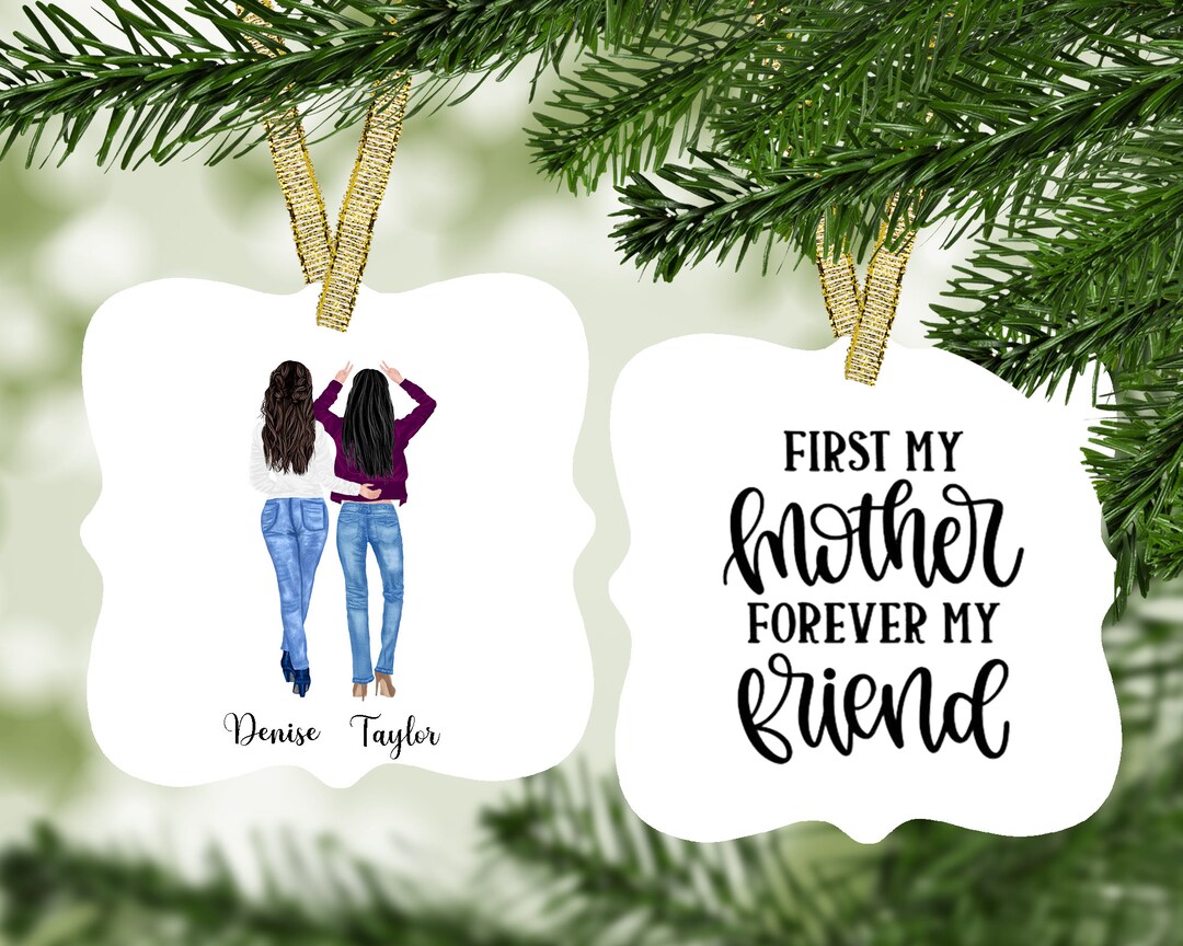 Mother Daughter Christmas Ornament Mom Gift, Mother Ornament, Friend