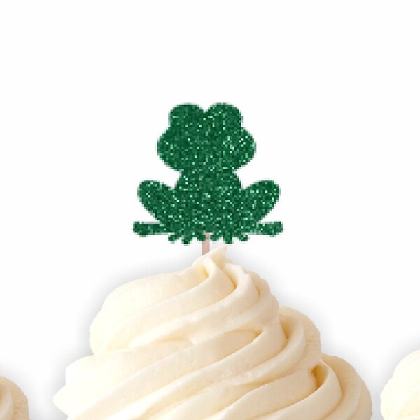 Frog Cupcake Toppers - Etsy