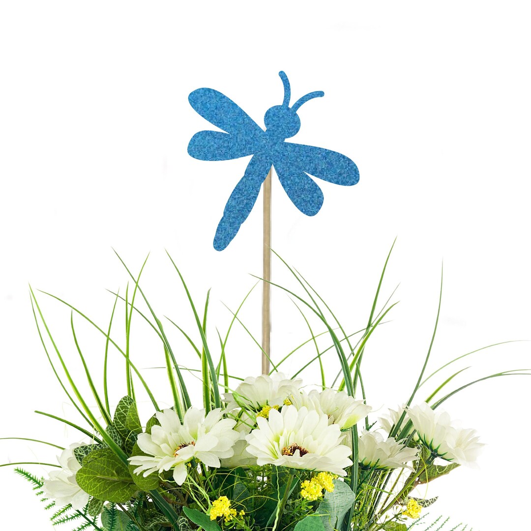 Dragonfly Centerpiece Picks, Bug Party Decor, Birthday Party, Bridal