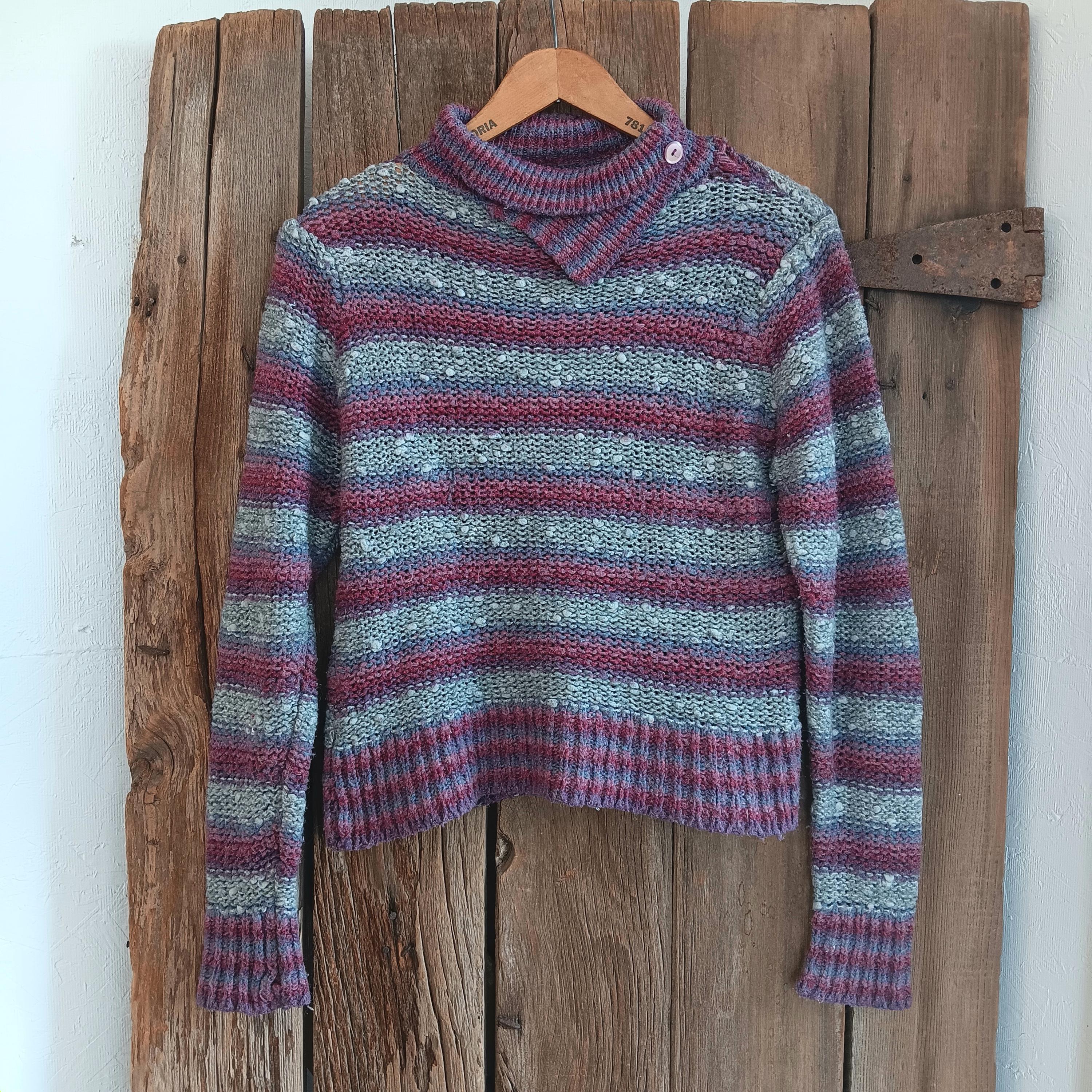 ［vintage］handmade bonbon knit cap Bon Bon Knit - Etsy