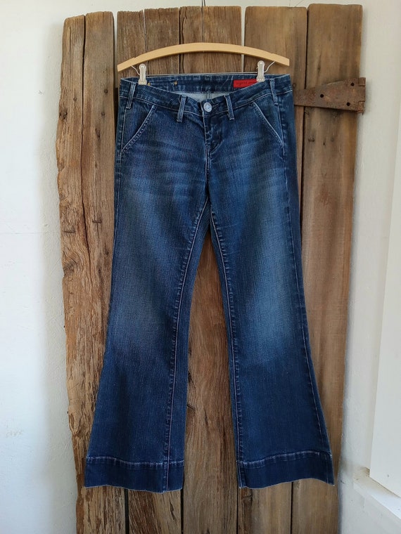 VIGOSS Vintage Y2K Jeans 8.5" Rise Stretch Womens 