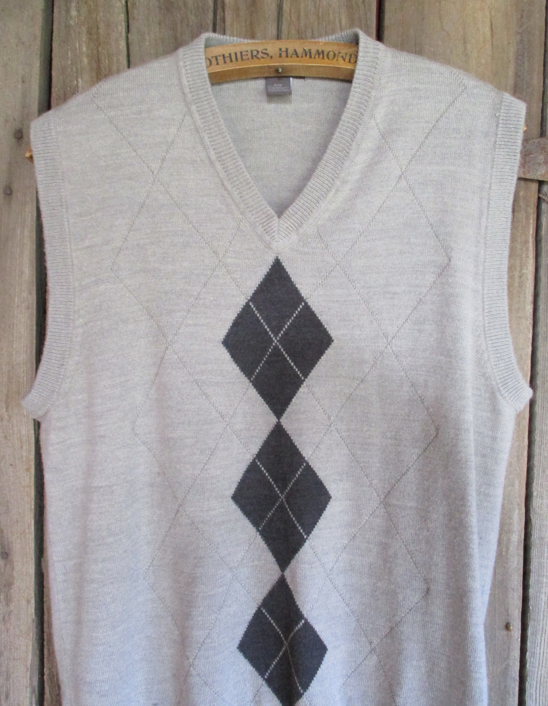 Dockers Argyle Sweater Vest Vintage 
