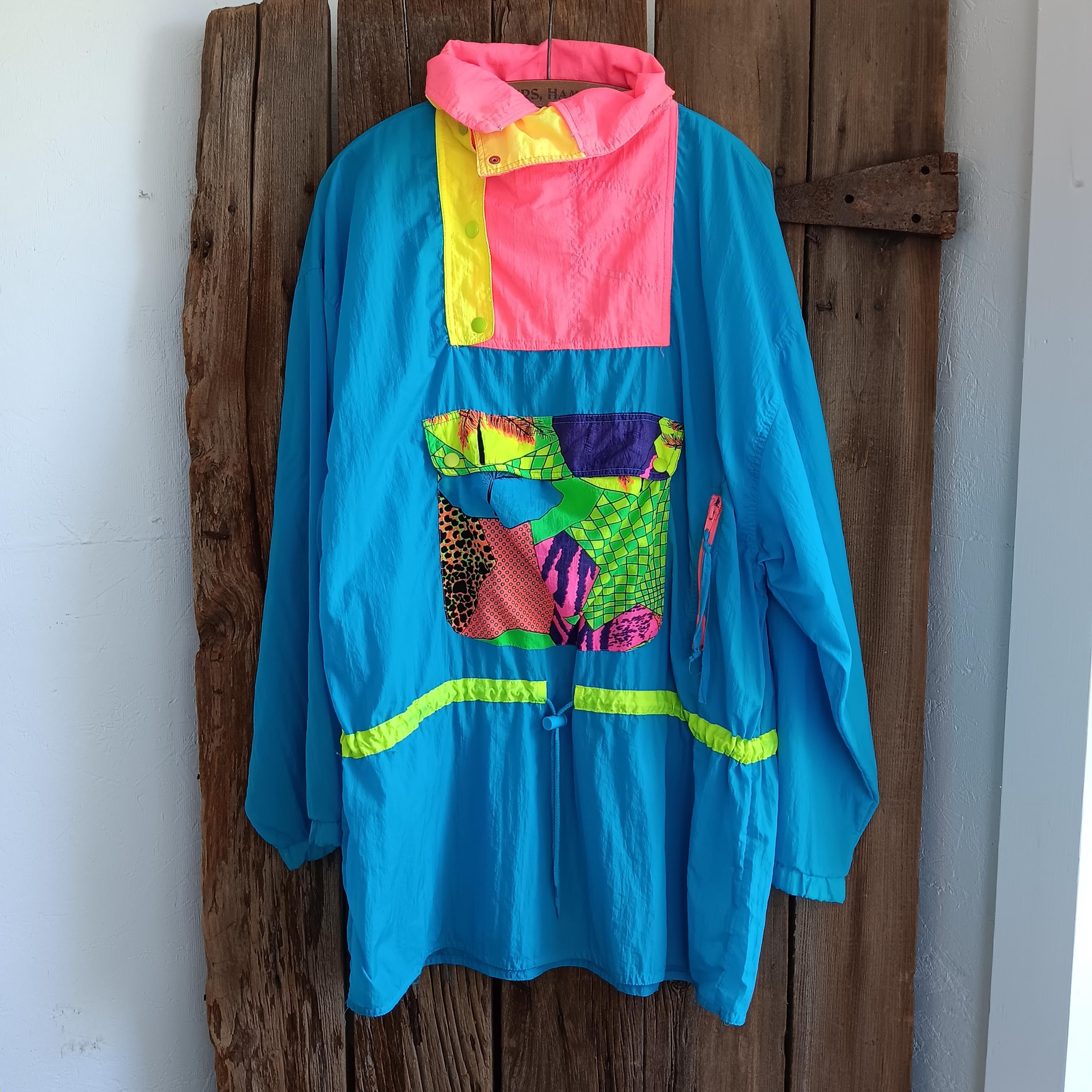 DKP International Vintage 90s Colorblock Pullover Jacket Anorack