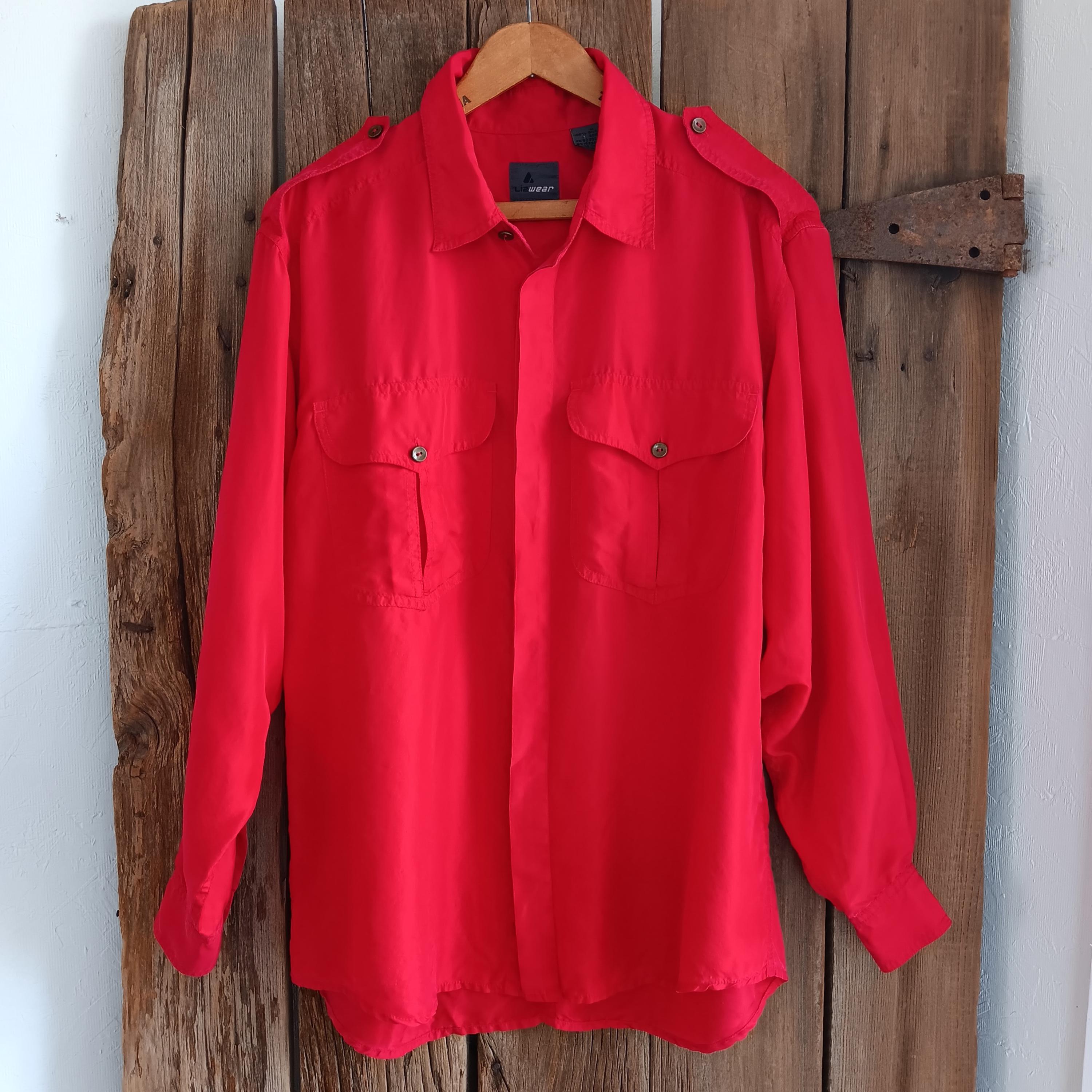 Chemise Liz Claiborne Fleurie Rose Manches Longues - Taille M, Neuve Avec étiquettes