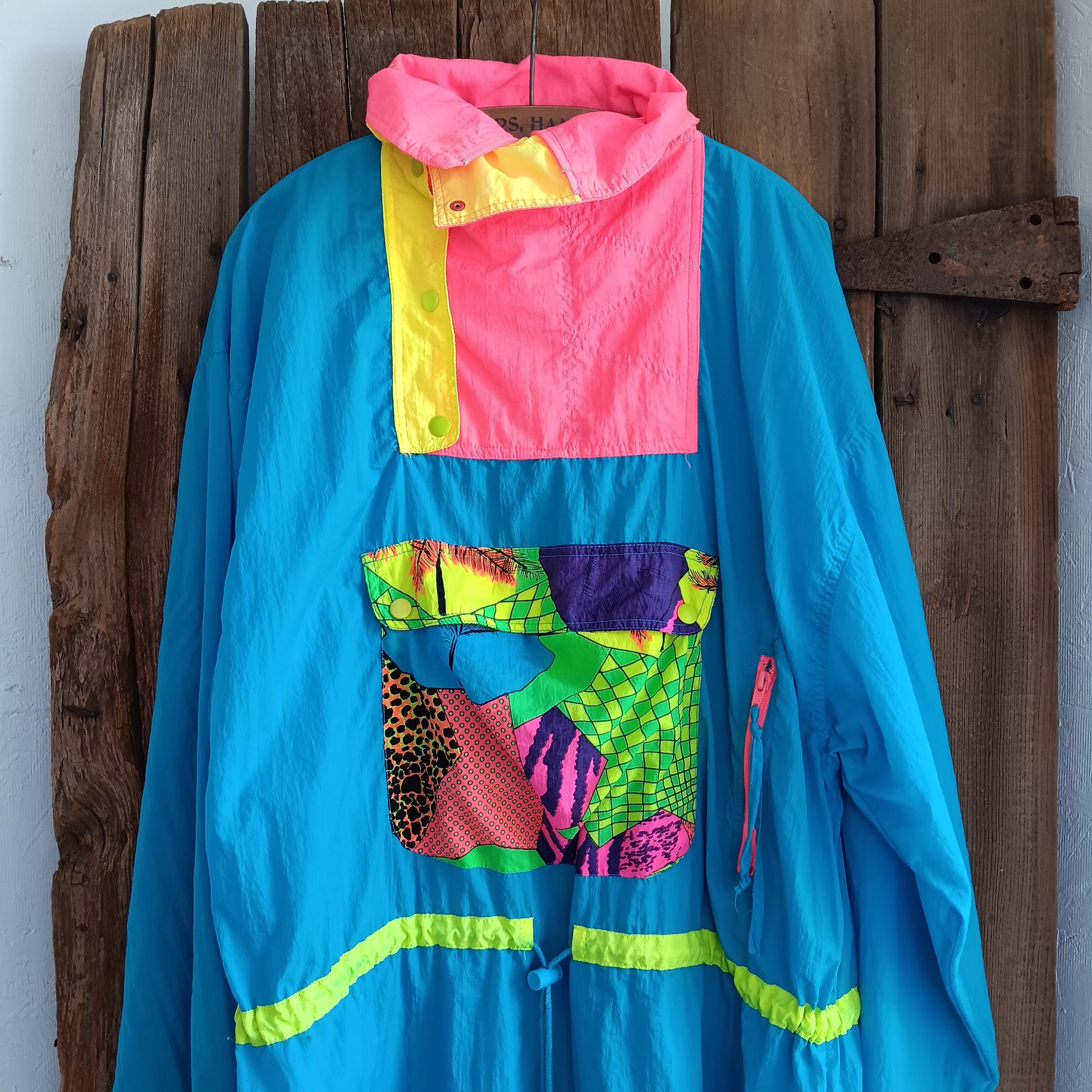 DKP International Vintage 90s Colorblock Pullover Jacket Anorack