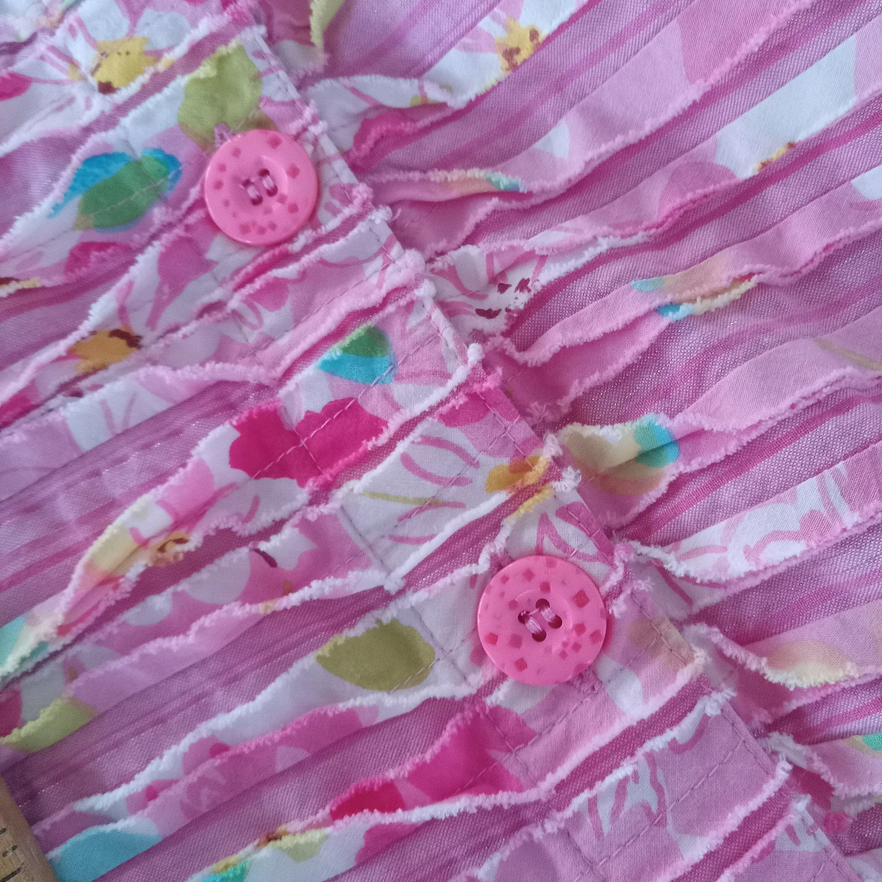 Chic 3D Floral Detail Button Up Jacket