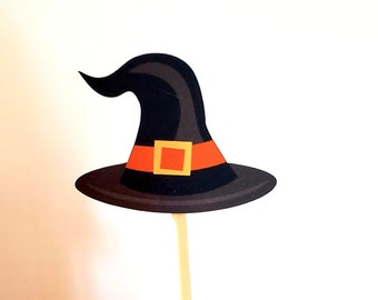 Halloween Cupcake Toppers, Witch Hat Toppers, Cupcake Toppers for Halloween