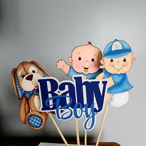 Baby Boy Centerpiece, Baby Centerpiece, Baby Shower Centerpiece, Baby Shower Table Centerpiece