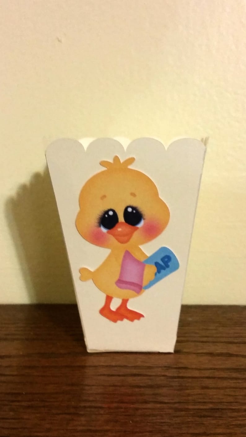 baby shower favor boxes popcorn boxes duck favor boxes favor boxes set of 12
