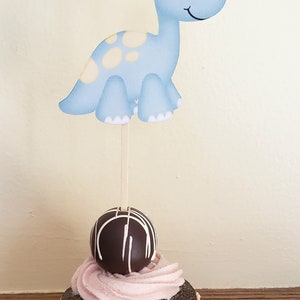 Dinosaur Cupcake Toppers, Dinosaur Birthday Decoration, Dinosaur Birthday Cupcake Toppers image 4