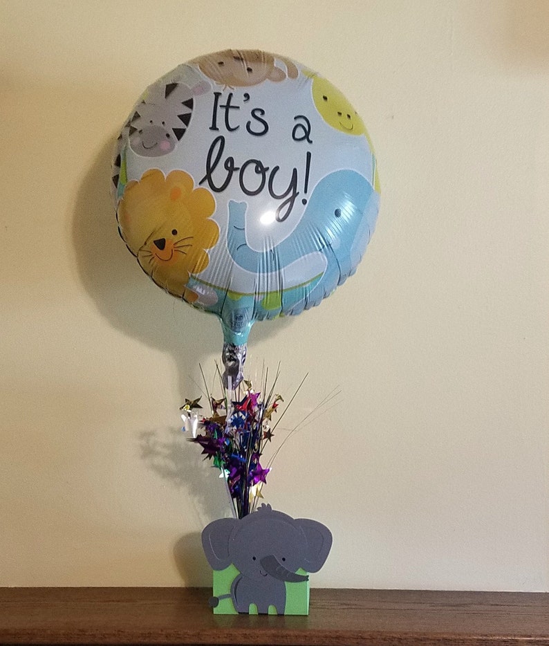 Balloon Centerpiece, Elephant Centerpiece, Birthday Table Decoration, Jungle Birthday Centerpiece, Baby Shower Centerpiece 画像 3