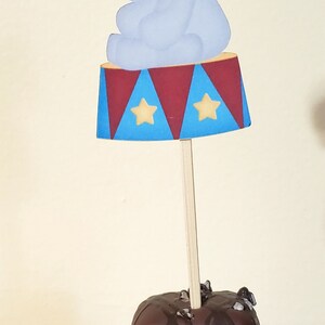 Circus Cupcake Toppers, Circus Themed Cupcake Toppers, Set of 12 Circus Decoration image 3