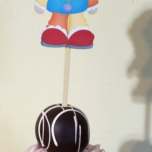 Circus Cupcake Toppers, Circus Themed Cupcake Toppers, Set of 12 Circus Decoration image 4