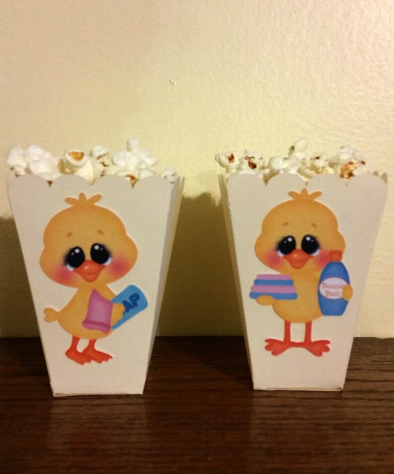 baby shower favor boxes popcorn boxes duck favor boxes favor boxes set of 12