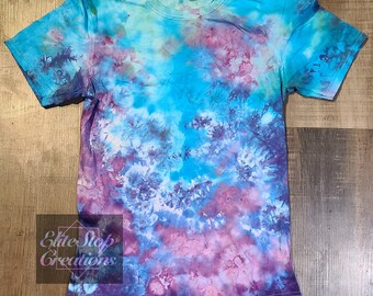 Ice Tie Dye T-Shirt,  Hydrangea, Pastel,  Gildan,  Crinkle Ice Tie Dye, Youth, Adult