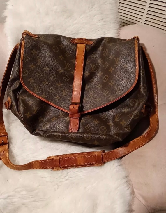 Authentic Louis Vuitton 1989 Double Sided Saddle … - image 1