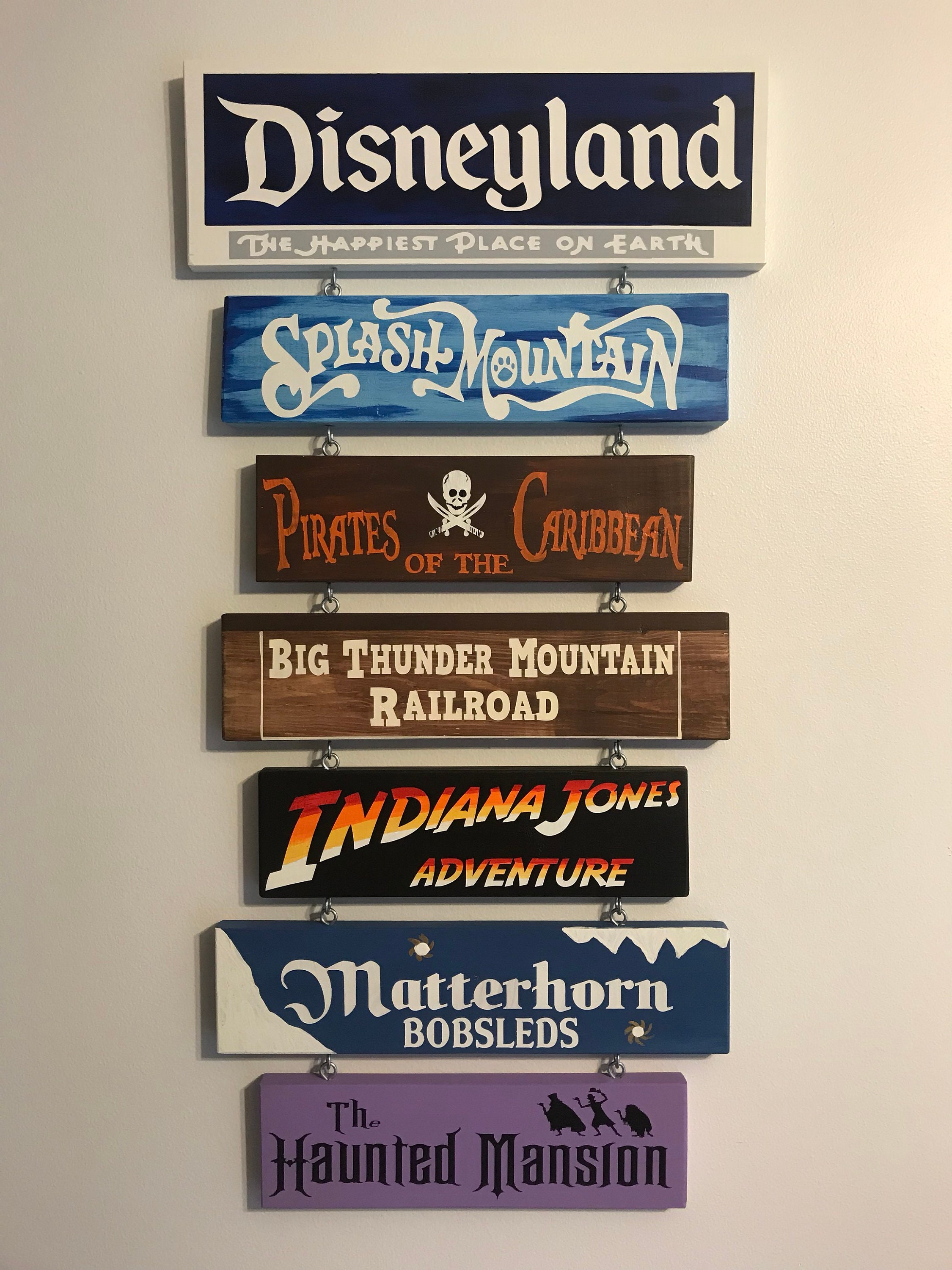 Hand painted Disneyland sign completely custom to your | Etsy