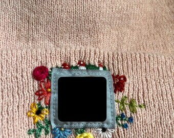 Embroidered beanie