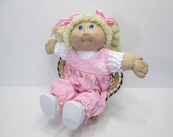 Romper, Blouse, Diaper and Hair Bows Sets to fit 16 inch Girl Cabbage Patch Kid Dolls Group 2