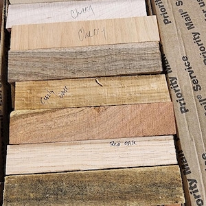 Box 10, 17 Premium Pen Turning Blanks, Woodturning Craft Supply for Turners & Crafters, Perfect Wood Crafting Materials, Gifts for turners