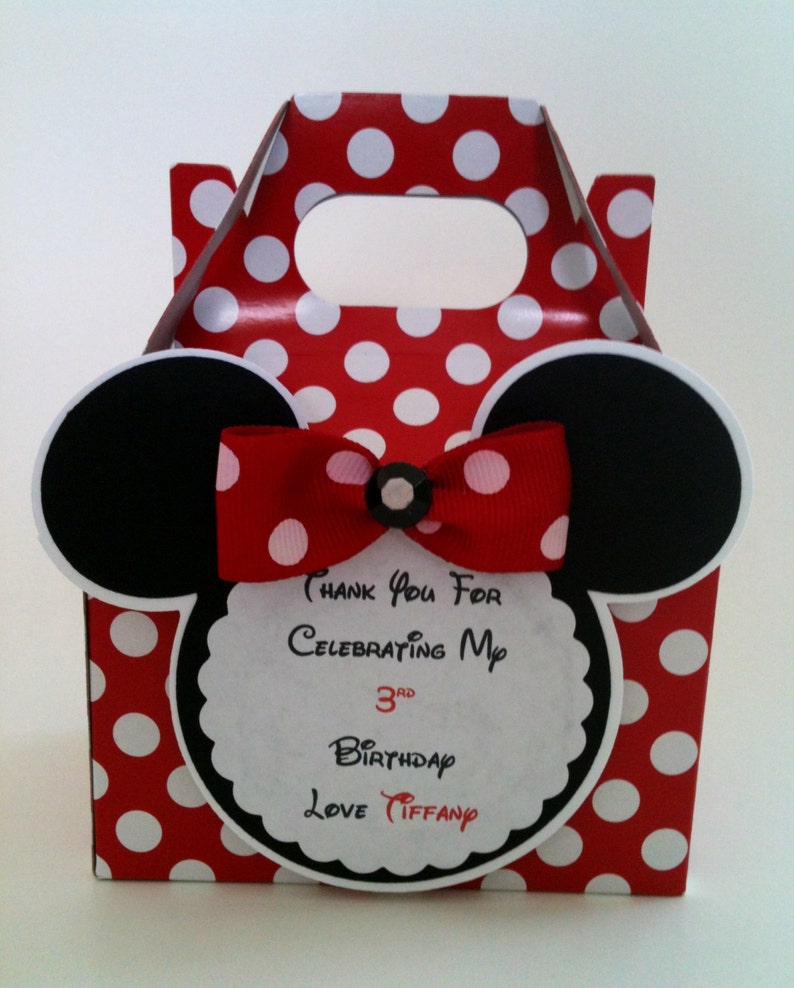 Minnie Mouse Party Favors Minnie Mouse Favors Personalized Etsy