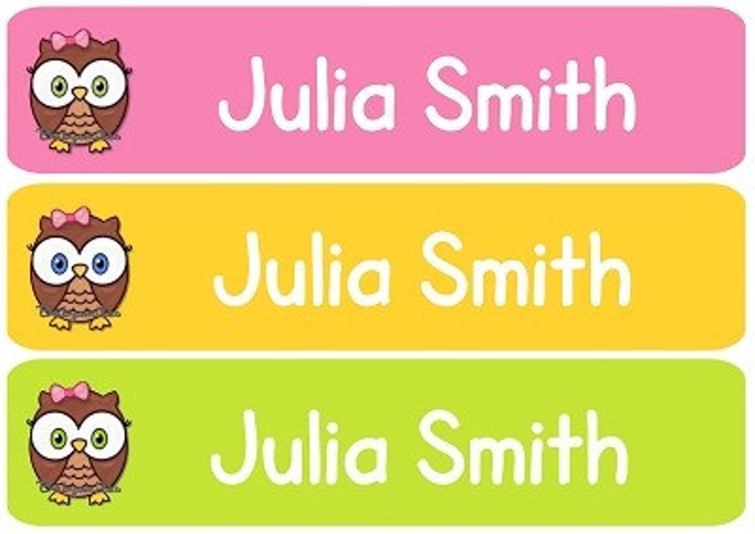 Iron on Clothing Labels Laundry Safe Name Label Daycare Label School