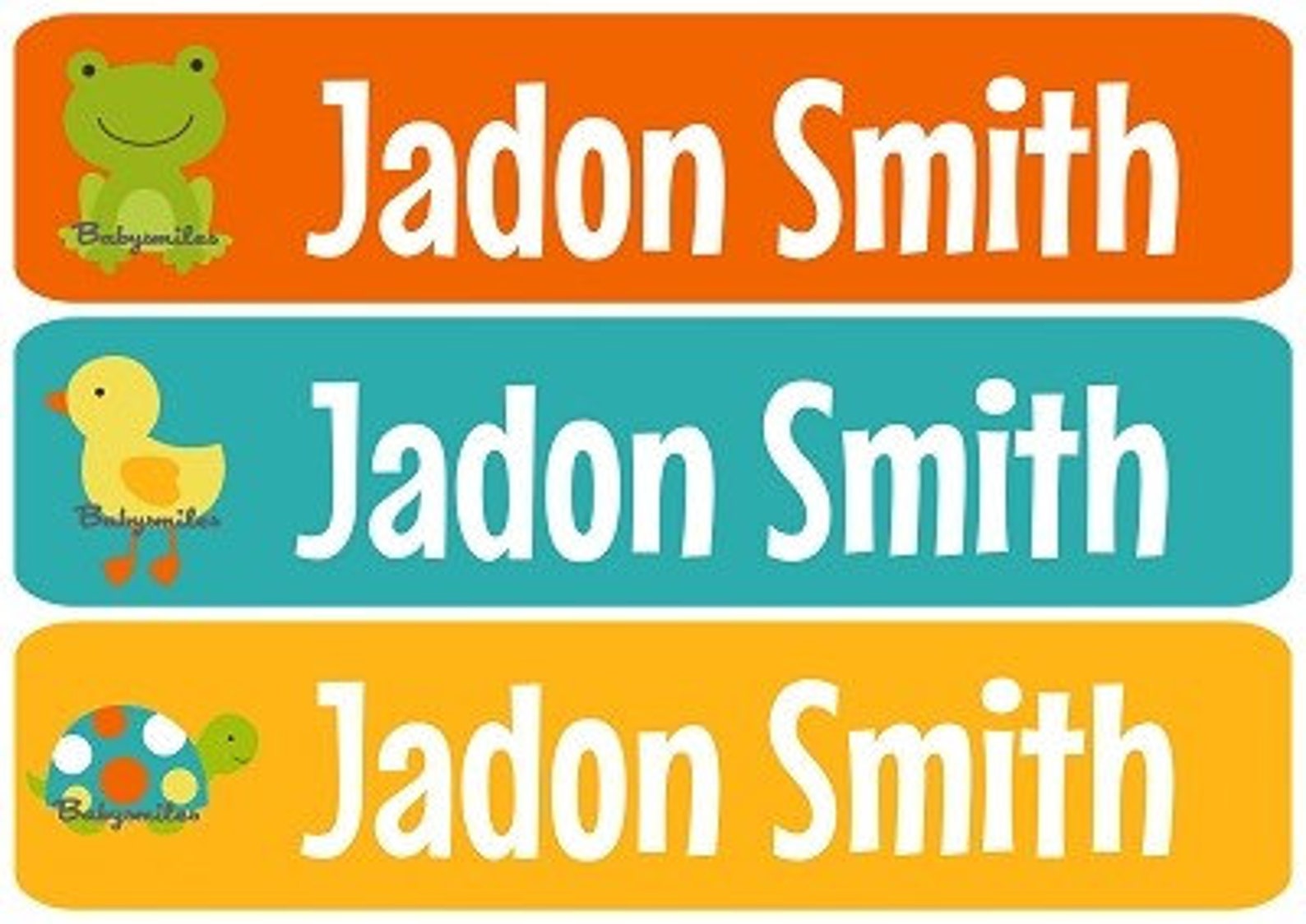 Iron on Clothing Labels Laundry Safe Name Label Daycare Label Etsy