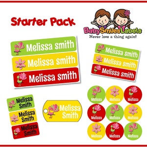 Starter Labels Starter Label Pack - Personalized Waterproof Labels Shoe Labels ...