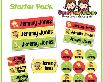 Starter Label Pack Personalized Waterproof Labels Shoe - Etsy