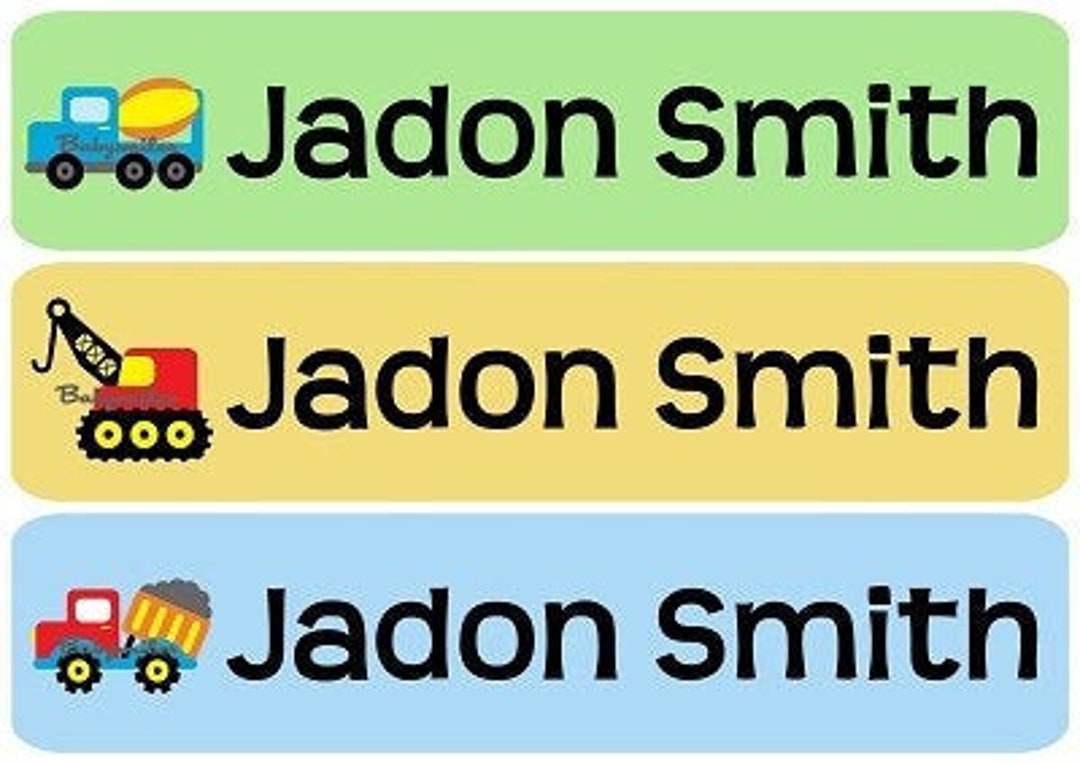 Personalized Waterproof Labels Waterproof Name Labels Dishwasher Safe