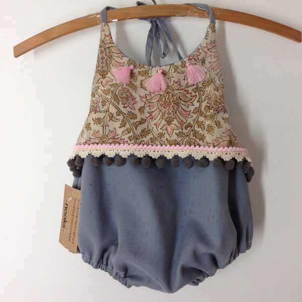 2T vintage-inspired sun suit