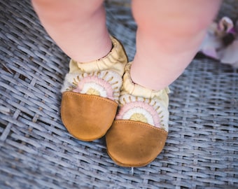 Singing Sands summer-style hemp canvas soft-sole baby/kids shoes