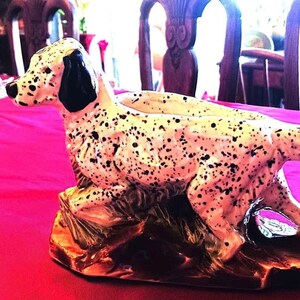 【英国】レトリバー テーブルシガーライター【シルバープレート / ガラス】犬 Planter Mccoy Pottery English Setter Dog - Etsy