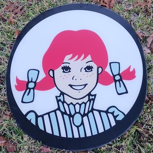 Wendy's Hamburgers Sign Vintage Advertising - Etsy