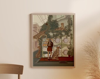 Vending Machine - Illustrated Giclee Fine Art Print by Endless Takeout