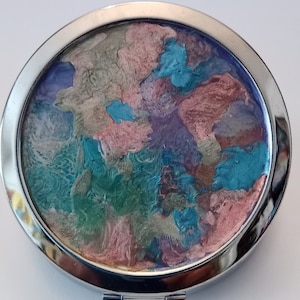 Handpainted Pocket Mirror/ Caixa espelho pintada á mão