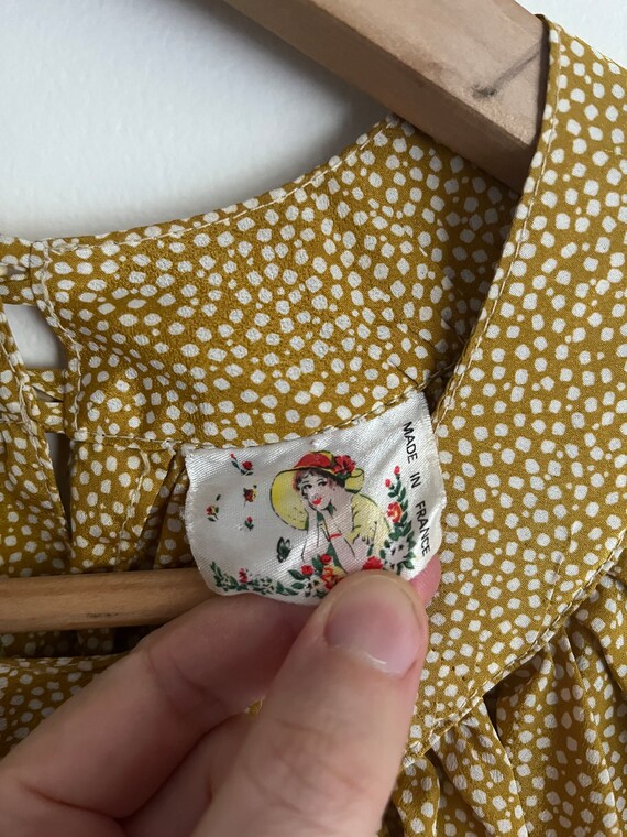 80s Polka Dotted Silk Skirt |  Size S