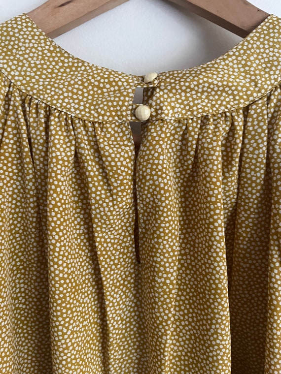 Women's Mustard Colour Silk Readymade Blouse
