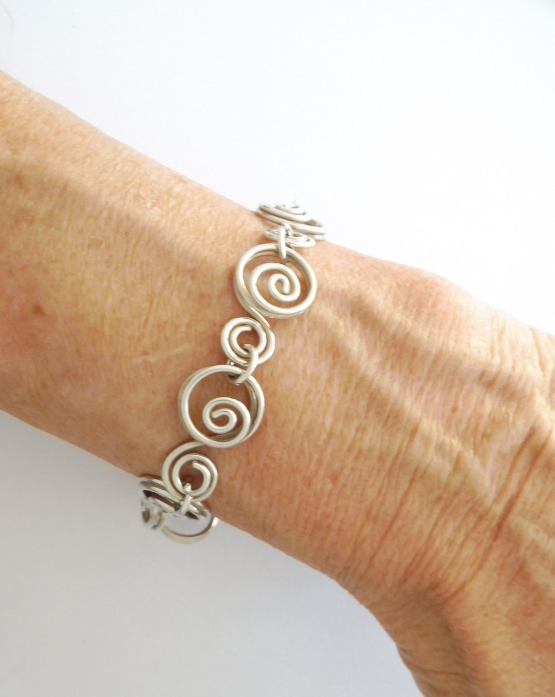 Bracciale Gioielli Etnici In Argento Sterling 925 Fatto A Mano Con - Foto 2