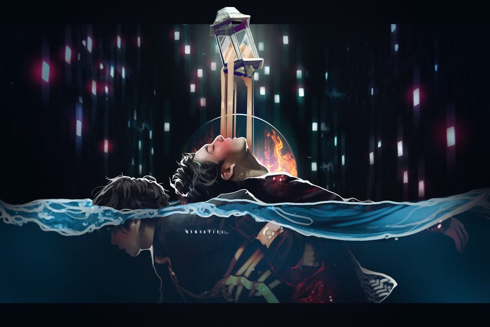 Bts Fake Love Print Etsy