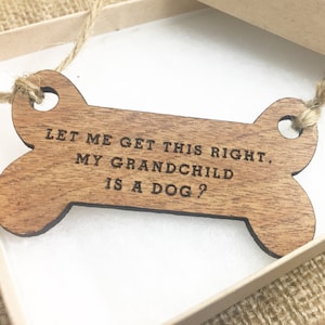 Funny Dog Christmas Ornament Furbaby Gifts for Dog Lovers Dog Tag Sign Dog Ornaments Dog Stocking Stuffer Dog Parents Dog Grandparents