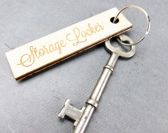 Personalized Key Tag Custom Key Label Wood Keychain Key Fob Label ID Hotel Key Tag Cottage Key, Cabin Key Tag Garage Key Organization Gift