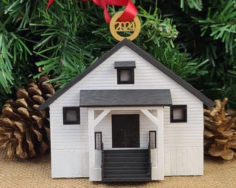 Custom Our First House Ornament, First House Replica, Custom House Address Ornament, Housewarming Gift, Realtor Client Gift, First Home