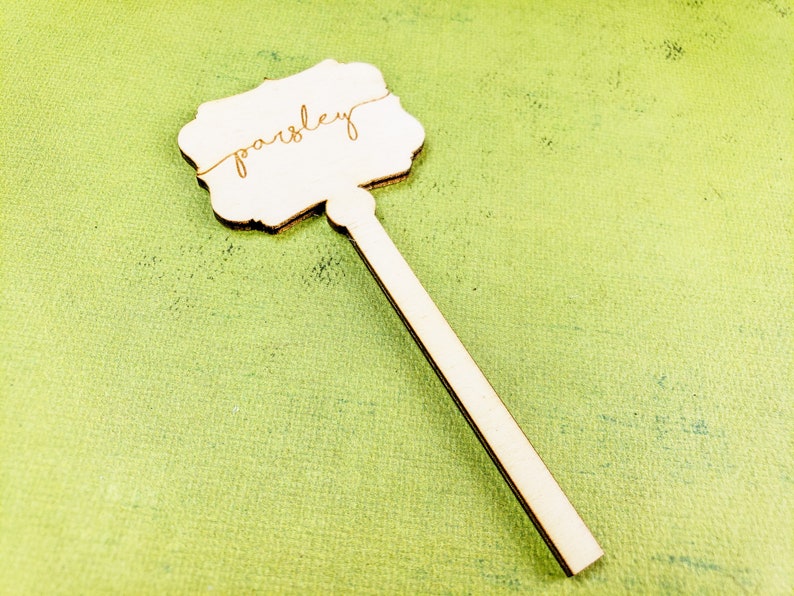 Herb Garden Markers Plant Name Tags Gifts for Gardeners Custom Etsy