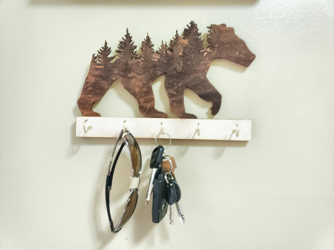Nature's Key Rack Nature Key Hook, Wall Key Organizer, Adventure Sign, Key Hanger, Key ...