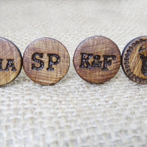 Suit Up Cufflinks HIMYM Wood Cuff Links Engraved Wood Cufflinks Best Man Gift Proposal Groomsmen Proposal Gift for Guys Personalized image 5