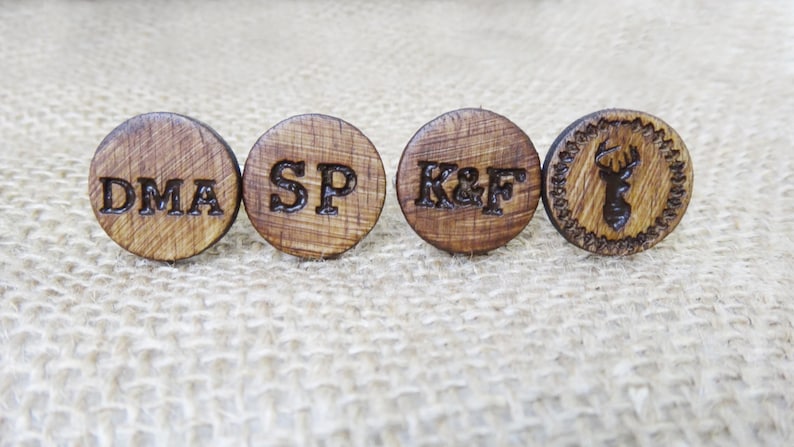 Suit Up Cufflinks HIMYM Wood Cuff Links Engraved Wood Cufflinks Best Man Gift Proposal Groomsmen Proposal Gift for Guys Personalized image 5