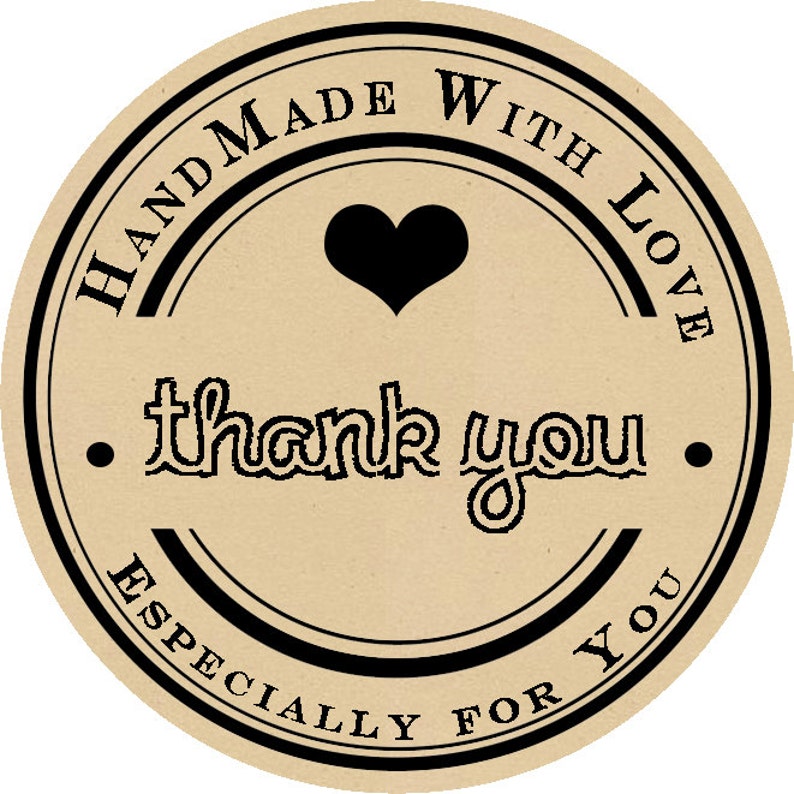 thank-you-stickers-printable-kraft-stickers-business-etsy